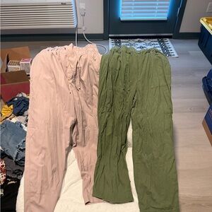 Dip Green Casual Pants & Old Navy Lightweight Athletic Joggers